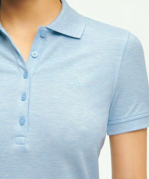 Brooks Brothers / ブルックス ブラザーズ Tシャツ | スーピマコットン ストレッチピケ GFロゴ ポロシャツ | 詳細1