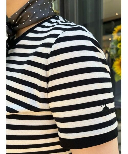 Brooks Brothers / ブルックス ブラザーズ Tシャツ | コットン ストライプ リンガーTシャツ | 詳細6