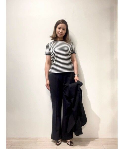 Brooks Brothers / ブルックス ブラザーズ Tシャツ | コットン ストライプ リンガーTシャツ | 詳細7