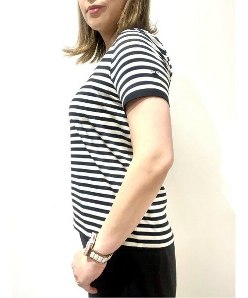 Brooks Brothers / ブルックス ブラザーズ Tシャツ | コットン ストライプ リンガーTシャツ | 詳細9