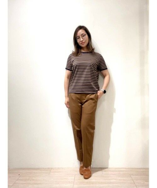 Brooks Brothers / ブルックス ブラザーズ Tシャツ | コットン ストライプ リンガーTシャツ | 詳細3