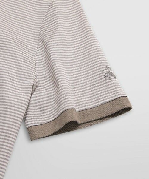 Brooks Brothers / ブルックス ブラザーズ Tシャツ | コットン ストライプ リンガーTシャツ | 詳細8