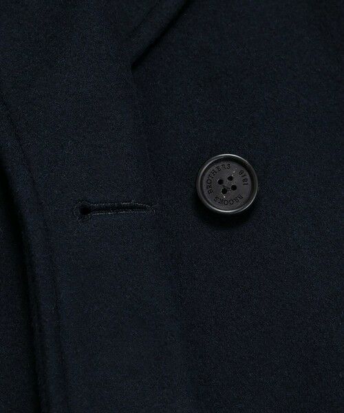 ウール 4ボタン ショートコート （ピーコート）｜Brooks