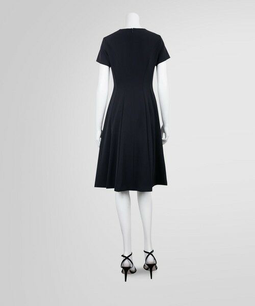 Brooks Brothers / ブルックス ブラザーズ ロング・マキシ丈ワンピース | ダブルクロス ストレッチ ショートスリーブドレス | 詳細2