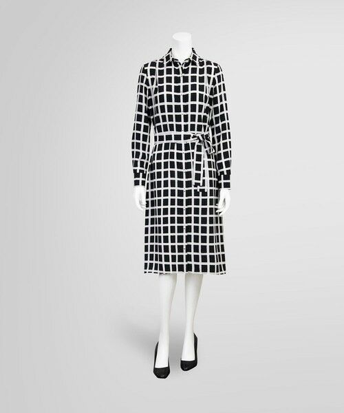 Brooks Brothers / ブルックス ブラザーズ ロング・マキシ丈ワンピース | ポリエステルファイユ ロングスリーブ ソフトシャツワンピース | 詳細3