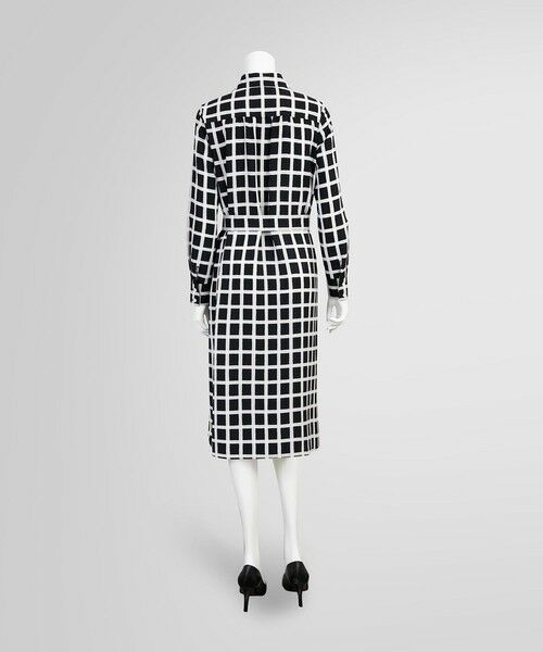 Brooks Brothers / ブルックス ブラザーズ ロング・マキシ丈ワンピース | ポリエステルファイユ ロングスリーブ ソフトシャツワンピース | 詳細4