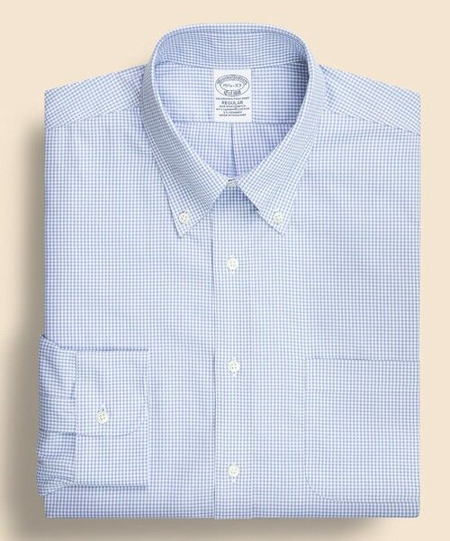 Brooks Brothers / ブルックス ブラザーズ シャツ・ブラウス | スーピマコットンストレッチ ギンガムチェック ドレスシャツ Regular Fit | 詳細1
