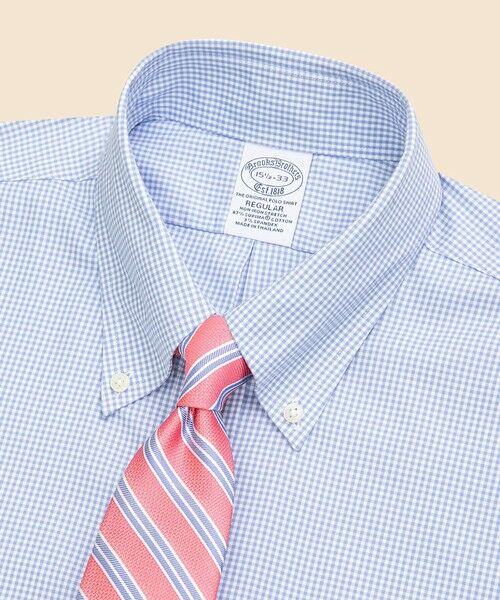Brooks Brothers / ブルックス ブラザーズ シャツ・ブラウス | スーピマコットンストレッチ ギンガムチェック ドレスシャツ Regular Fit | 詳細2