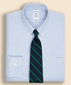 Brooks Brothers / ブルックス ブラザーズ シャツ・ブラウス | スーピマコットンストレッチ ブロードクロス チェック ドレスシャツ Regular Fit