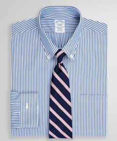Brooks Brothers / ブルックス ブラザーズ シャツ・ブラウス | ノンアイロン コットンストレッチ ブロードクロス キャンディストライプ ドレスシャツ Regular Fit