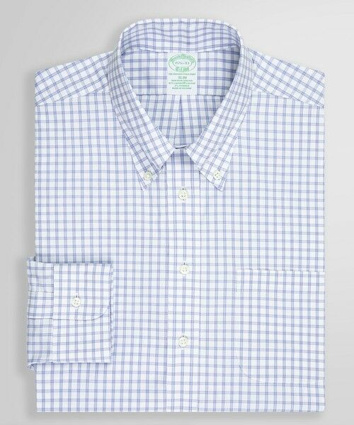Brooks Brothers / ブルックス ブラザーズ シャツ・ブラウス | スーピマコットンストレッチ ピンポイントオックスフォード ウィンドウペイン ドレスシャツ Slim Fit | 詳細1