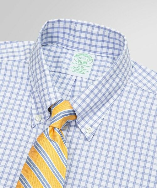 Brooks Brothers / ブルックス ブラザーズ シャツ・ブラウス | スーピマコットンストレッチ ピンポイントオックスフォード ウィンドウペイン ドレスシャツ Slim Fit | 詳細2