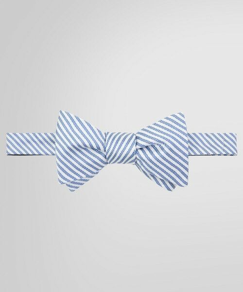 Brooks Brothers/ブルックス ブラザーズ シルク シアサッカー ストライプ ボウタイ ブルー ONE SIZE Brooks Brothers/ブルックス ブラザーズ シルク シアサッカー ストライプ ボウタイ ブルー ONE SIZE