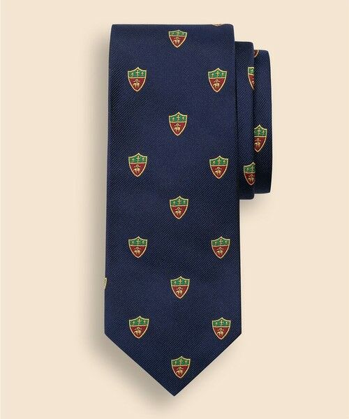 Brooks Brothers/ブルックス ブラザーズ シルク GFシールド レップタイ ネイビー ONE SIZE Brooks Brothers/ブルックス ブラザーズ シルク GFシールド レップタイ ネイビー ONE SIZE