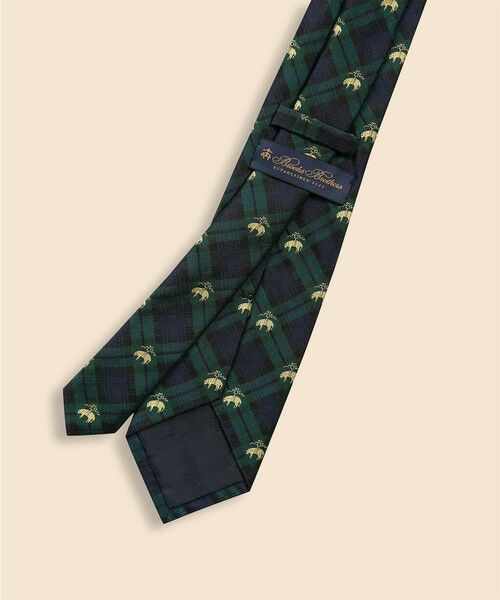 Brooks Brothers / ブルックス ブラザーズ ネクタイ | シルク GFロゴ ブラックウォッチ ジャカードタイ | 詳細1