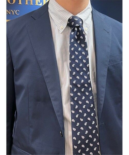 美品 ブルックスブラザーズ ネクタイ シルク ペイズリー柄 ジャカード 幾何学 シルク ラージペイズリー ジャカードタイ | Brooks Brothers