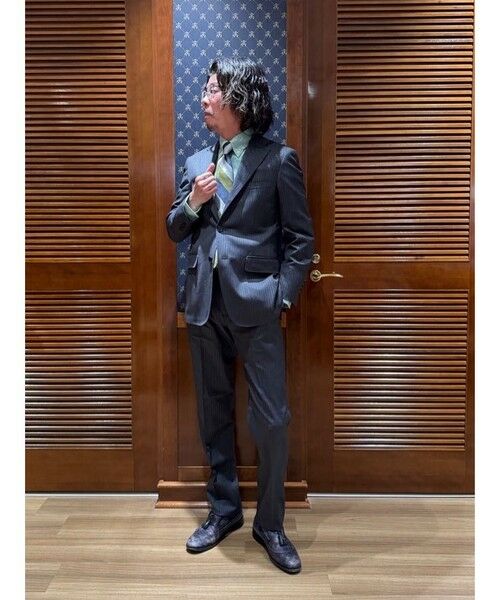 Brooks Brothers / ブルックス ブラザーズ セットアップ | ミラクルクリンプウール シャドーストライプ 段返り３釦スーツ TOKYO model | 詳細11