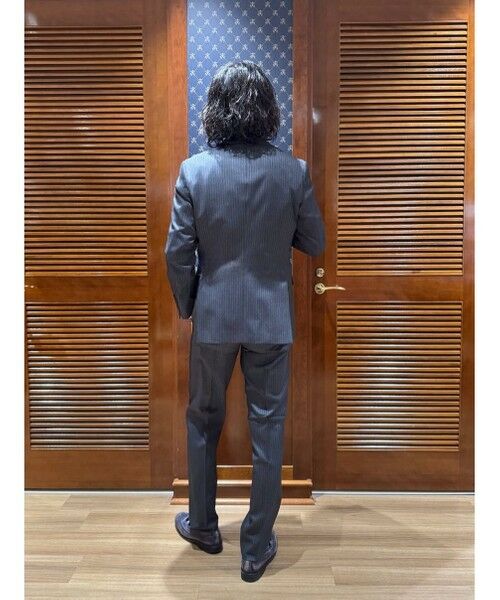 Brooks Brothers / ブルックス ブラザーズ セットアップ | ミラクルクリンプウール シャドーストライプ 段返り３釦スーツ TOKYO model | 詳細12