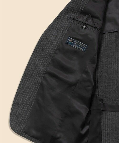 Brooks Brothers / ブルックス ブラザーズ セットアップ | ミラクルクリンプウール シャドーストライプ 段返り３釦スーツ TOKYO model | 詳細5