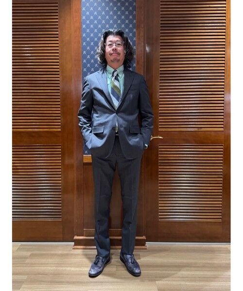 Brooks Brothers / ブルックス ブラザーズ セットアップ | ミラクルクリンプウール シャドーストライプ 段返り３釦スーツ TOKYO model | 詳細8