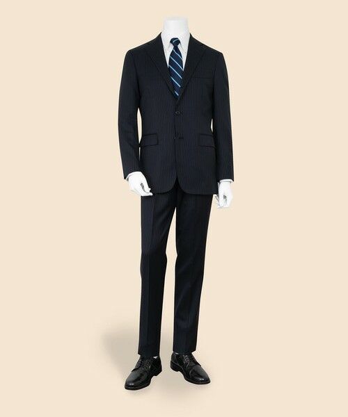 Brooks Brothers / ブルックス ブラザーズ セットアップ | ミラクルクリンプウール シャドーストライプ 段返り３釦スーツ TOKYO model | 詳細15