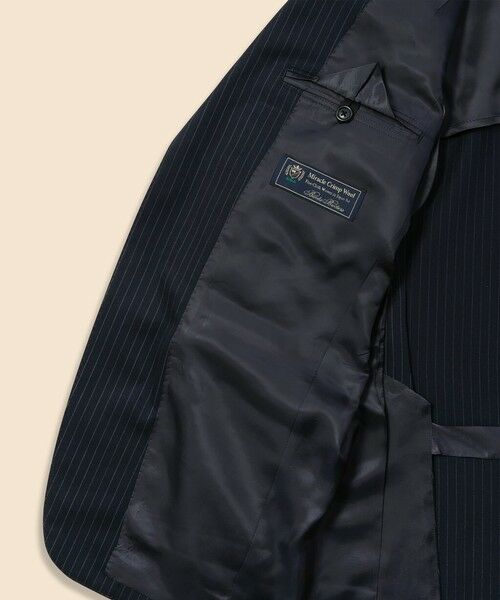 Brooks Brothers / ブルックス ブラザーズ セットアップ | ミラクルクリンプウール シャドーストライプ 段返り３釦スーツ TOKYO model | 詳細19