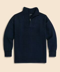 Brooks Brothers / ブルックス ブラザーズ ニット・セーター | コットンブレンド セーリング ハーフジップセーター