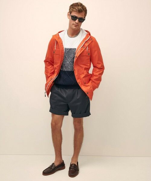 Brooks Brothers / ブルックス ブラザーズ ニット・セーター | コットン ケーブル カラーブロック クルーネックセーター | 詳細2