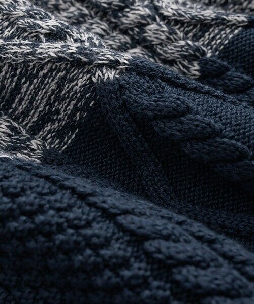 Brooks Brothers / ブルックス ブラザーズ ニット・セーター | コットン ケーブル カラーブロック クルーネックセーター | 詳細5