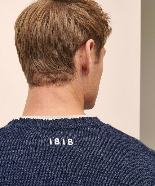 Brooks Brothers / ブルックス ブラザーズ ニット・セーター | コットン/リネン マリナーストライプ クルーネックセーター | 詳細2