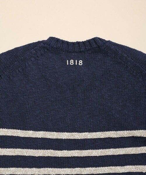 Brooks Brothers / ブルックス ブラザーズ ニット・セーター | コットン/リネン マリナーストライプ クルーネックセーター | 詳細6