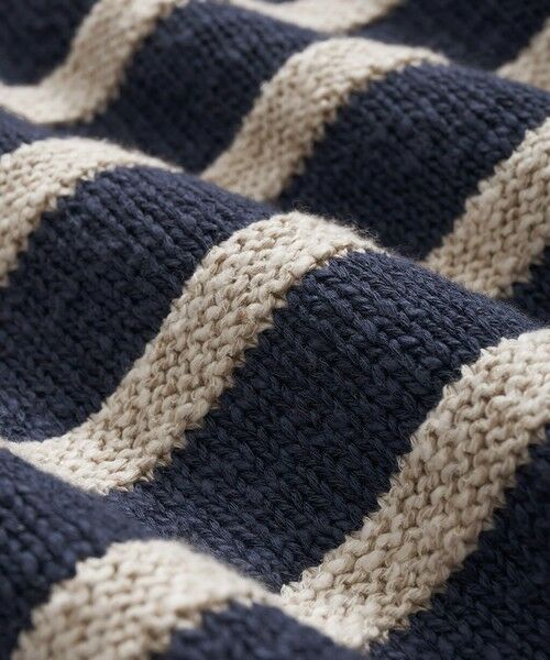 Brooks Brothers / ブルックス ブラザーズ ニット・セーター | コットン/リネン マリナーストライプ クルーネックセーター | 詳細7