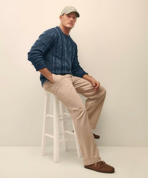 Brooks Brothers / ブルックス ブラザーズ ニット・セーター | スーピマコットン クルーネック ガンジーセーター | 詳細3