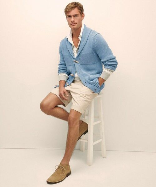 Brooks Brothers / ブルックス ブラザーズ カーディガン・ボレロ | コットン ショールカラー トグルカーディガン | 詳細3