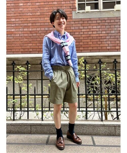 セール】 コットン ケーブル Vネックテニスセーター （ニット