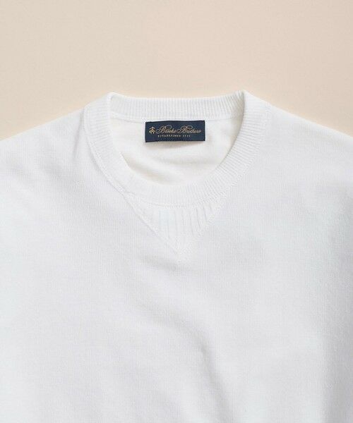 Brooks Brothers / ブルックス ブラザーズ ニット・セーター | ブラッシュドコットン クルーネックセーター | 詳細1