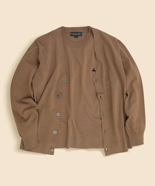 Brooks Brothers / ブルックス ブラザーズ カーディガン・ボレロ | ◆オンラインストア限定◆ギマコットン Vネックカーディガン | 詳細10