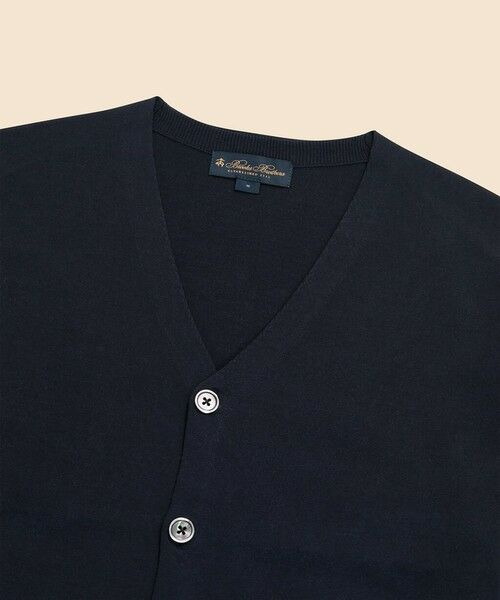 Brooks Brothers / ブルックス ブラザーズ カーディガン・ボレロ | ◆オンラインストア限定◆ギマコットン Vネックカーディガン | 詳細11