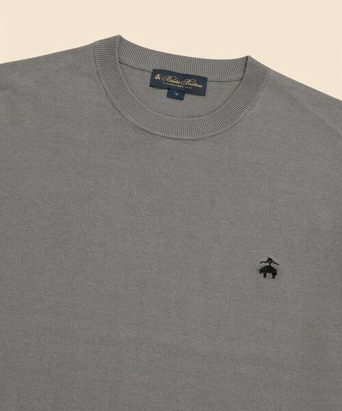 Brooks Brothers / ブルックス ブラザーズ ニット・セーター | ◆オンラインストア限定◆ギマコットン GFロゴ ショートスリーブセーター | 詳細1