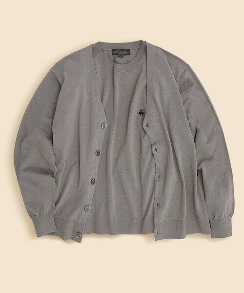 Brooks Brothers / ブルックス ブラザーズ ニット・セーター | ◆オンラインストア限定◆ギマコットン GFロゴ ショートスリーブセーター | 詳細2