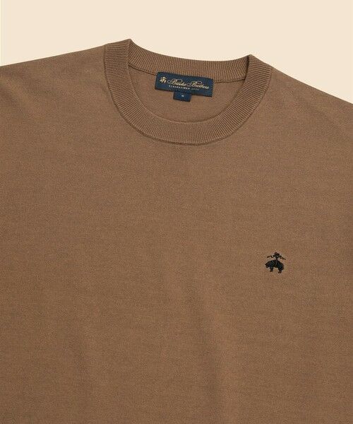 Brooks Brothers / ブルックス ブラザーズ ニット・セーター | ◆オンラインストア限定◆ギマコットン GFロゴ ショートスリーブセーター | 詳細5