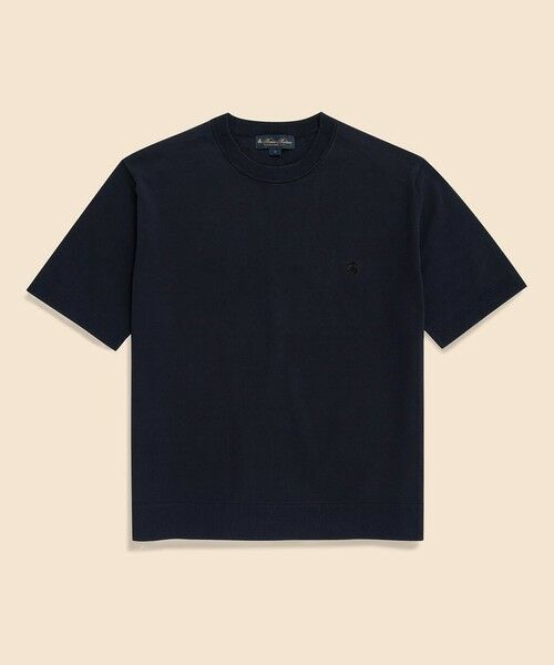 Brooks Brothers/ブルックス ブラザーズ ◆オンラインストア限定◆ギマコットン GFロゴ ショートスリーブセーター ネイビー L Brooks Brothers/ブルックス ブラザーズ ◆オンラインストア限定◆ギマコットン GFロゴ ショートスリーブセーター ネイビー L