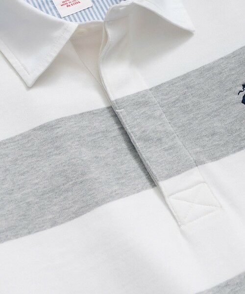 Brooks Brothers / ブルックス ブラザーズ ポロシャツ | コットンジャージー GFロゴ ラグビーシャツ | 詳細1