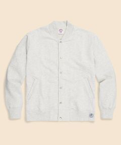 Brooks Brothers / ブルックス ブラザーズ スウェット | コットンフレンチテリー GFロゴラベル ベースボールジャケット