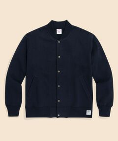 Brooks Brothers / ブルックス ブラザーズ スウェット | コットンフレンチテリー GFロゴラベル ベースボールジャケット