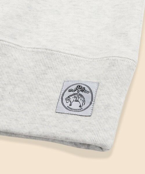 コットンフレンチテリー　GFロゴラベル　スウェットシャツ コットンフレンチテリー GFロゴラベル スウェットシャツ