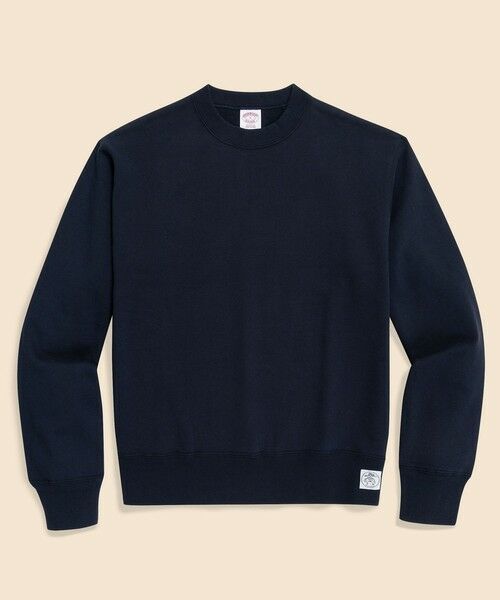Brooks Brothers/ブルックス ブラザーズ コットンフレンチテリー GFロゴラベル スウェットシャツ ネイビー XL Brooks Brothers/ブルックス ブラザーズ コットンフレンチテリー GFロゴラベル スウェットシャツ ネイビー XL