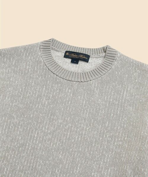 Brooks Brothers / ブルックス ブラザーズ ニット・セーター | コットン/リネン クルーネックセーター | 詳細1