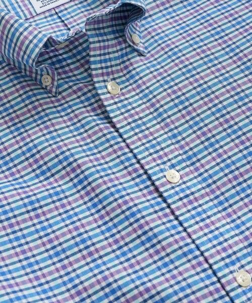 Brooks Brothers / ブルックス ブラザーズ シャツ・ブラウス | ノンアイロン ストレッチオックスフォード GFロゴ チェック カジュアルシャツ Regular Fit | 詳細1