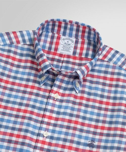 Brooks Brothers / ブルックス ブラザーズ シャツ・ブラウス | ノンアイロン ストレッチオックスフォード GFロゴ チェック カジュアルシャツ Regular Fit | 詳細12